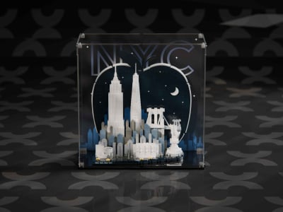 LEGO® New York City – The Big Apple (21066) Display Case