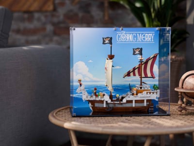 LEGO® The Going Merry Pirate Ship - One Piece (75639) Display Case