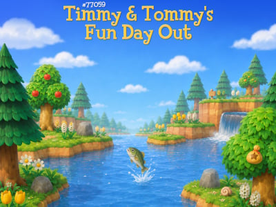 LEGO® Timmy & Tommy's Fun Day Out (77059) Display Case