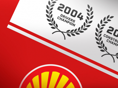 LEGO® Ferrari F2004 & Michael Schumacher (11375) Display Case