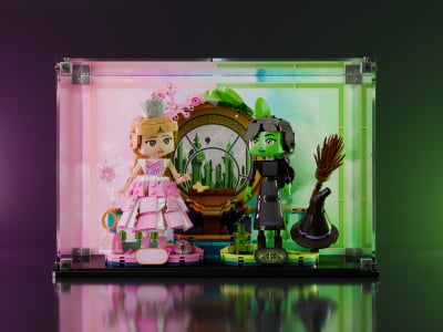 LEGO® Wicked: Elphaba & Glinda Figures (75682) Display Case