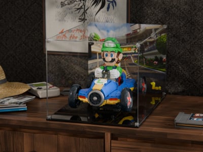 LEGO® Mario Kart – Luigi & Mach 8 (72050) Display Case