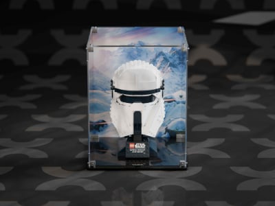LEGO® Imperial Remnant AT-RT Driver Helmet (75458) Display Case