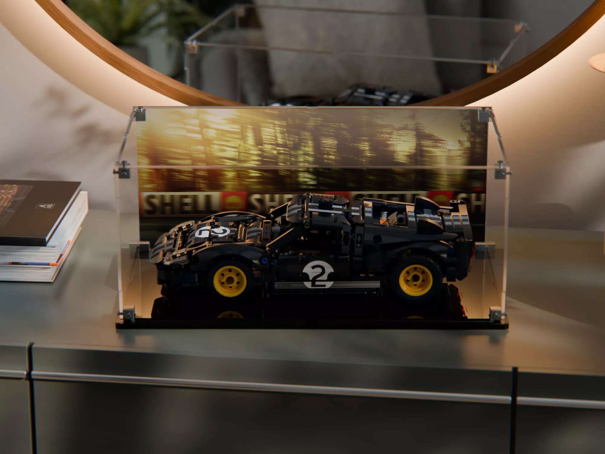 LEGO® 1966 Ford GT40 MKII Race Car (42223) Display Case