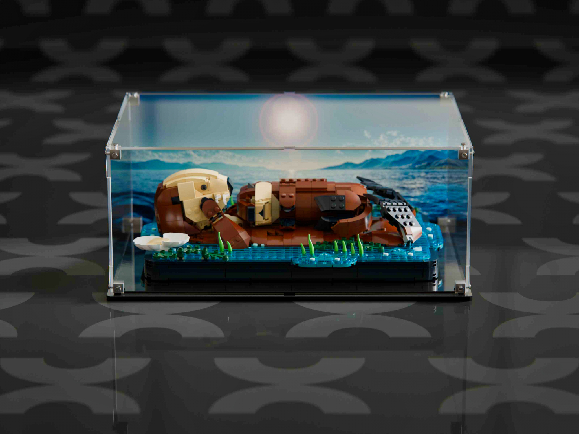 LEGO® Floating Sea Otters (21366) Display Case