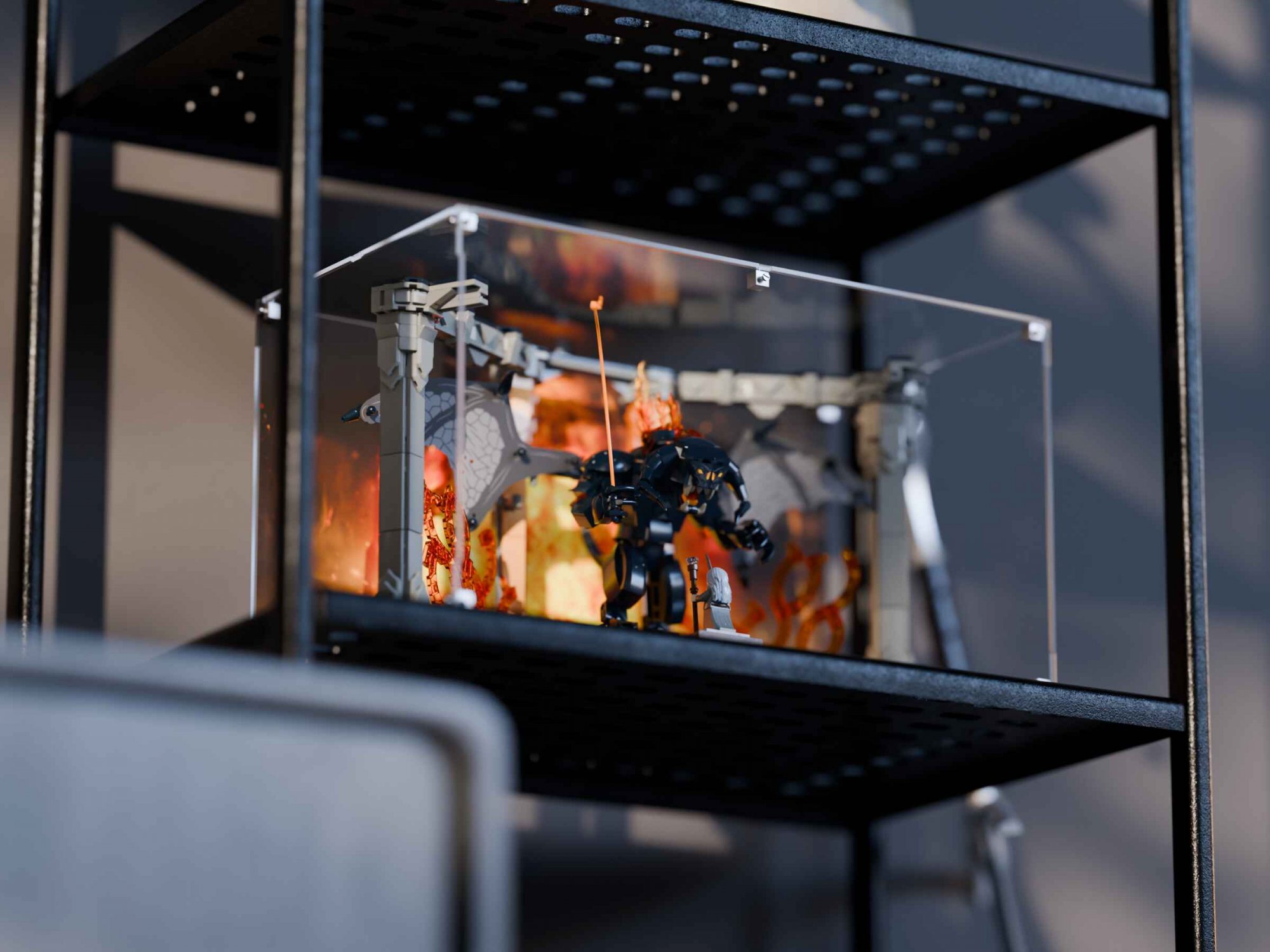 LEGO® The Lord of the Rings: Balrog™ Book Nook (10367) Display Case
