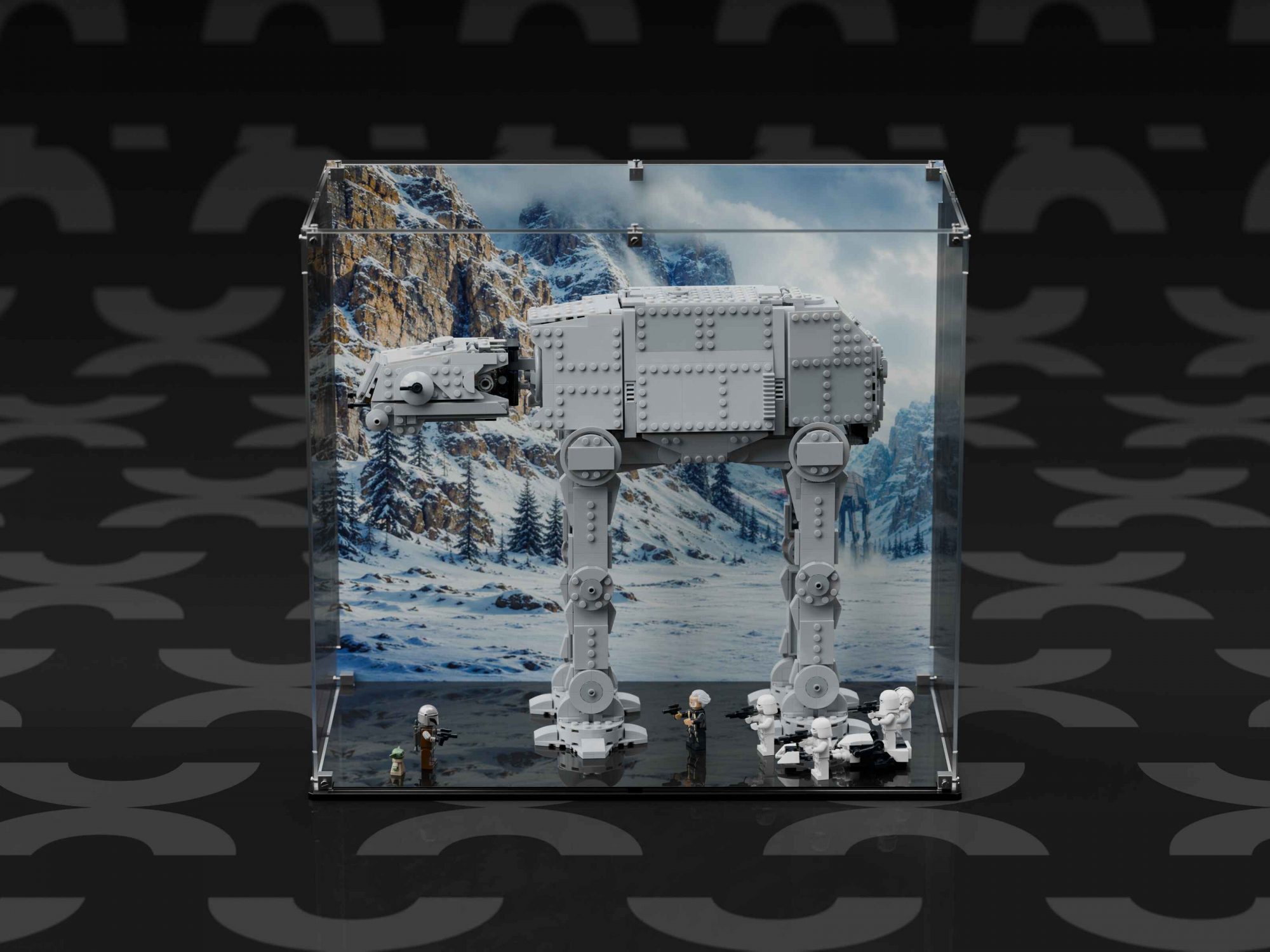 LEGO® Imperial Remnant AT-AT with INT-4 (75454) Display Case