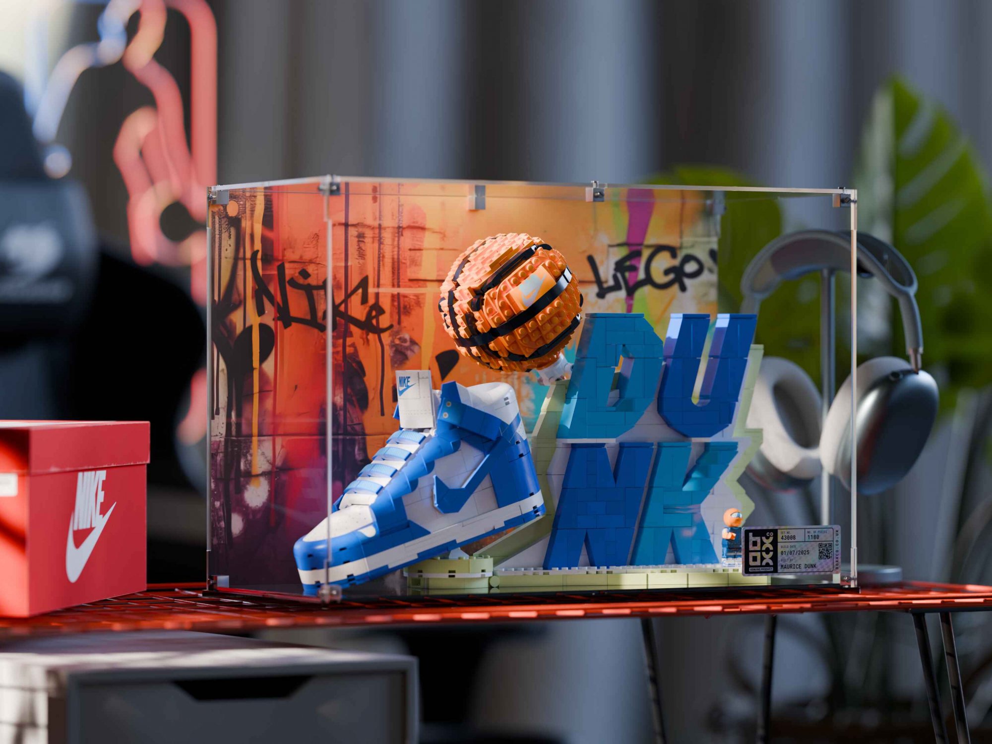 Nike Dunk x LEGO® Set (43008) Display Case