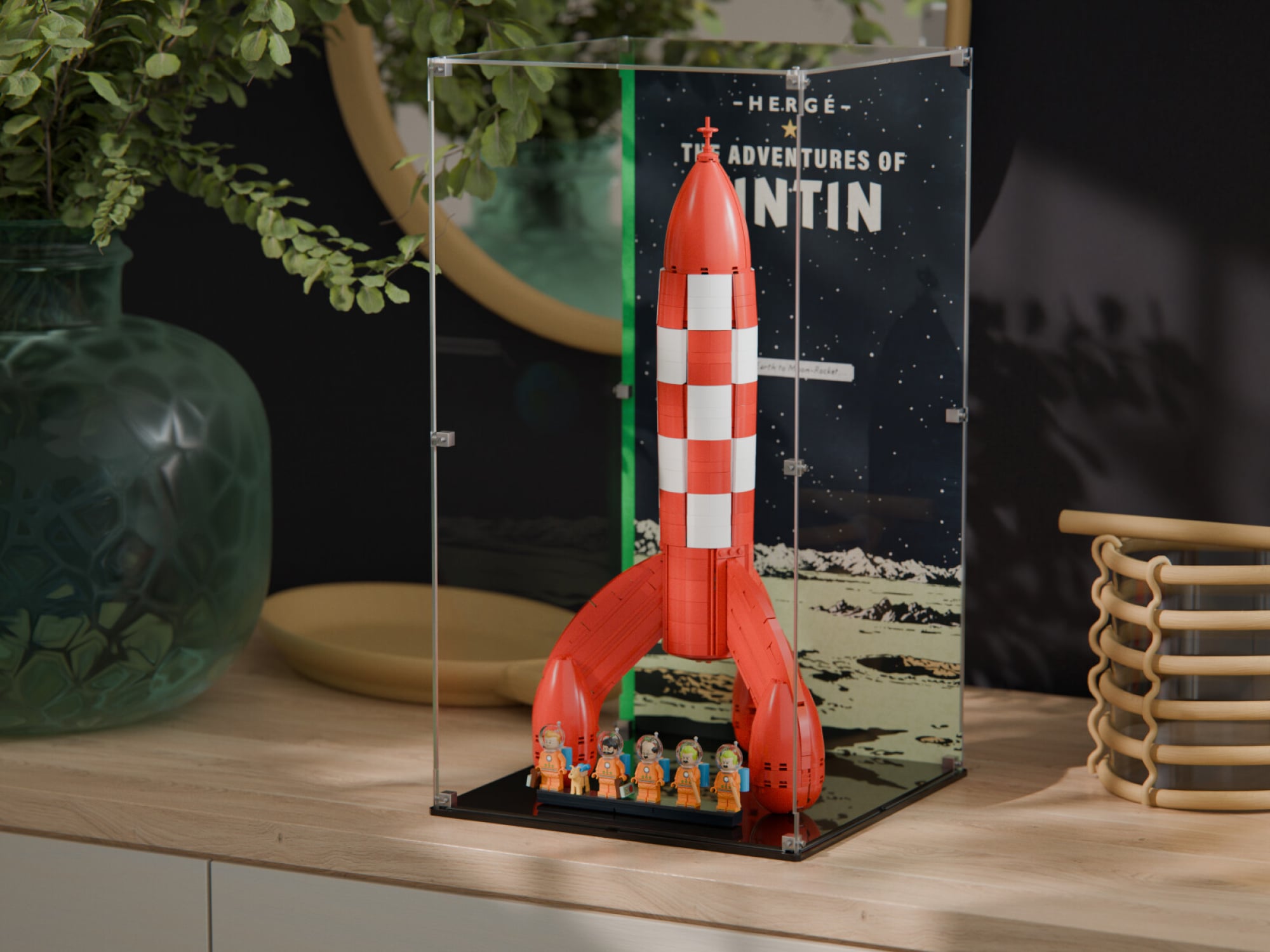 LEGO® Tintin Moon Rocket (21367) Display Case