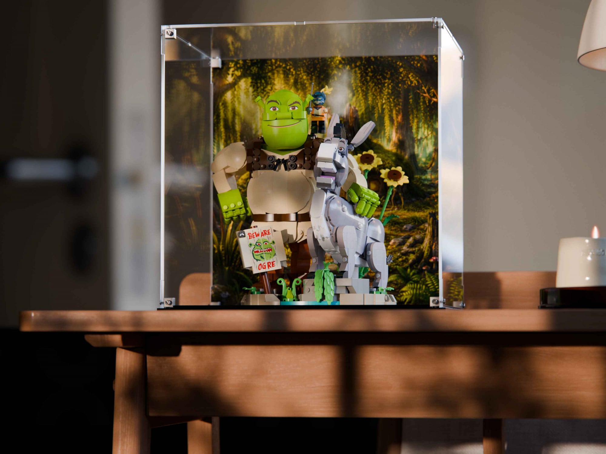 LEGO® Shrek, Donkey & Puss in Boots (72423) Display Case