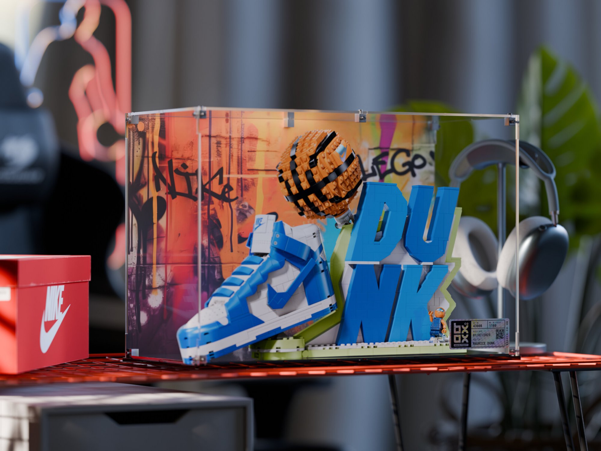 Nike Dunk x LEGO® Set (43008) Display Case