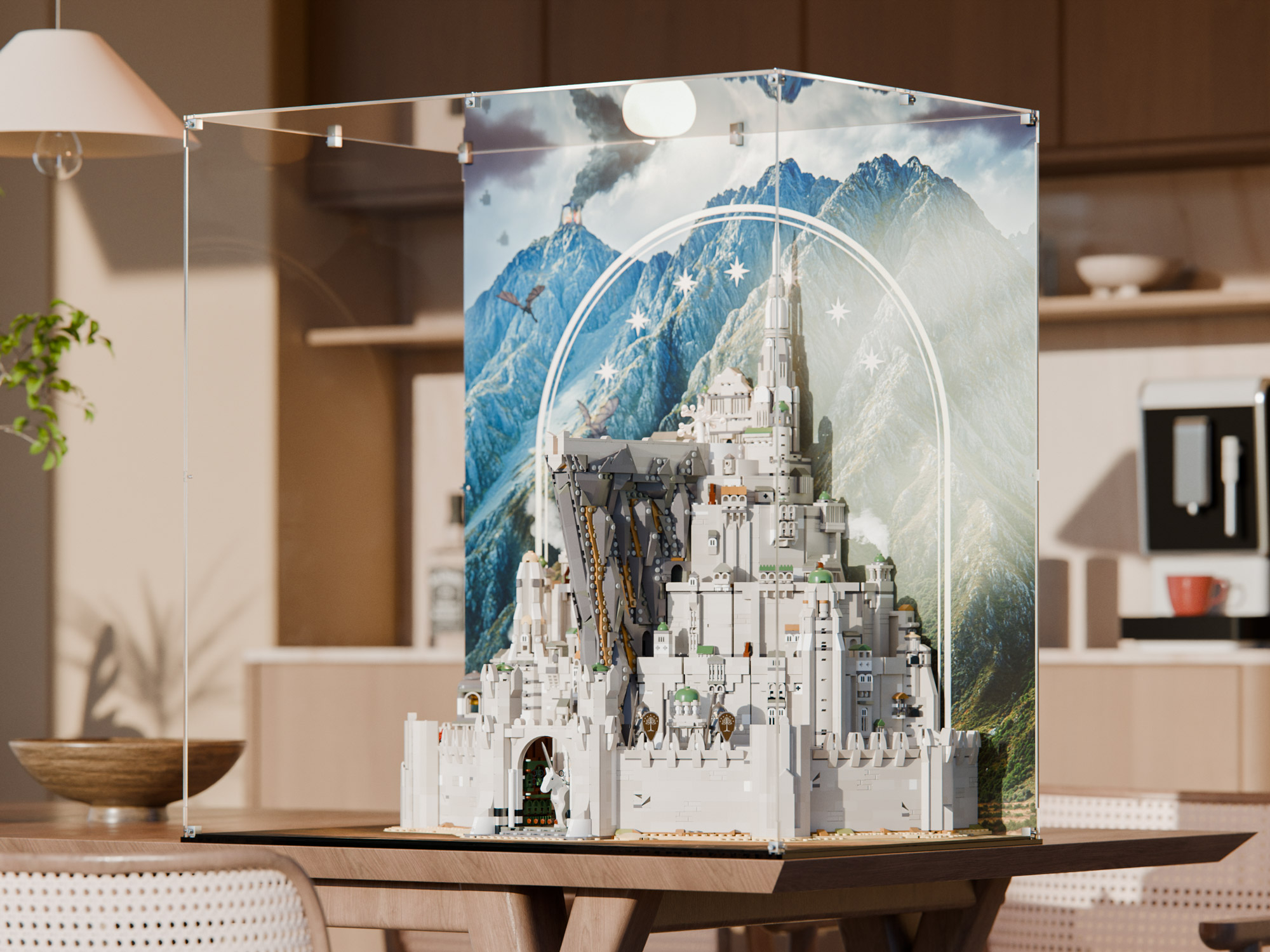 LEGO® The Lord of the Rings: Minas Tirith (11377) Display Case