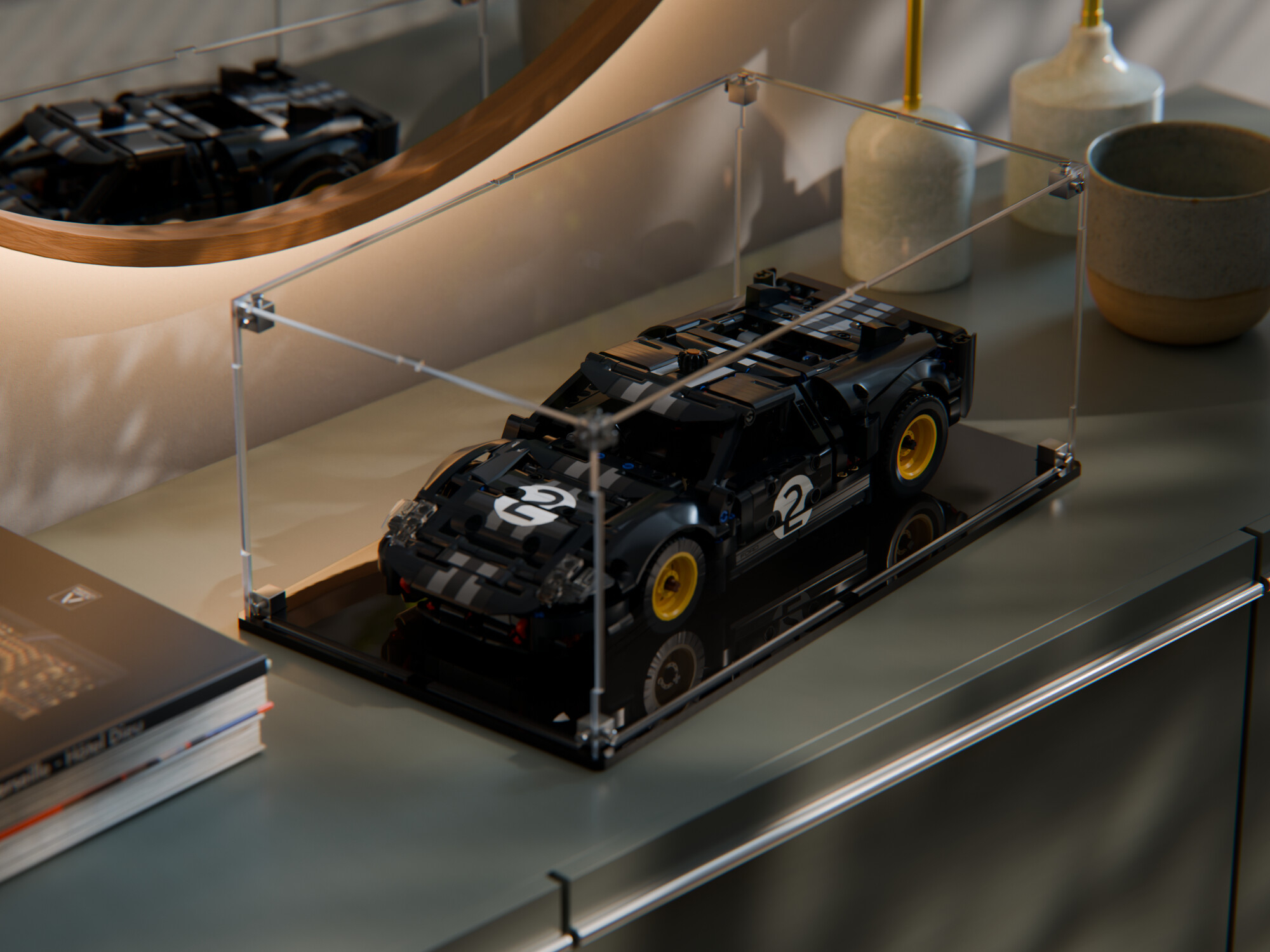 LEGO® 1966 Ford GT40 MKII Race Car (42223) Display Case