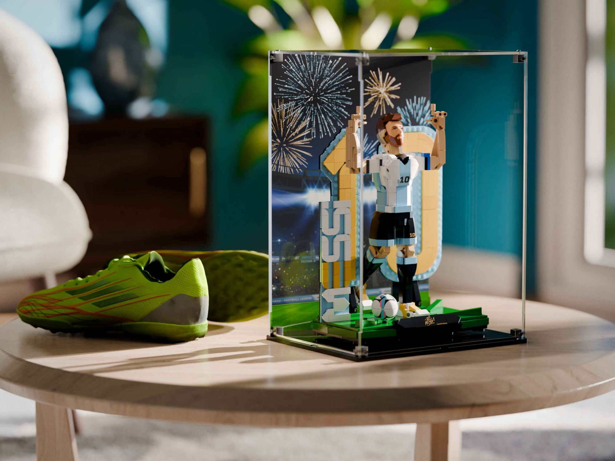 LEGO® Lionel Messi – Football Legend (43015) Display Case