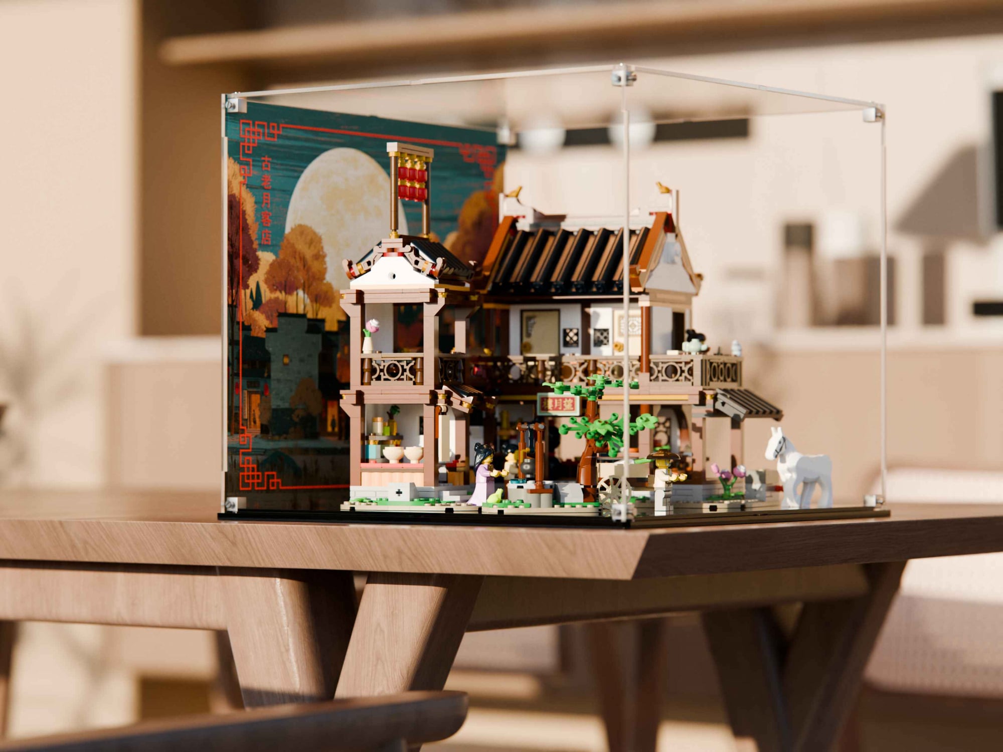 LEGO® Ancient Moon-Gazing Inn (80121) Display Case