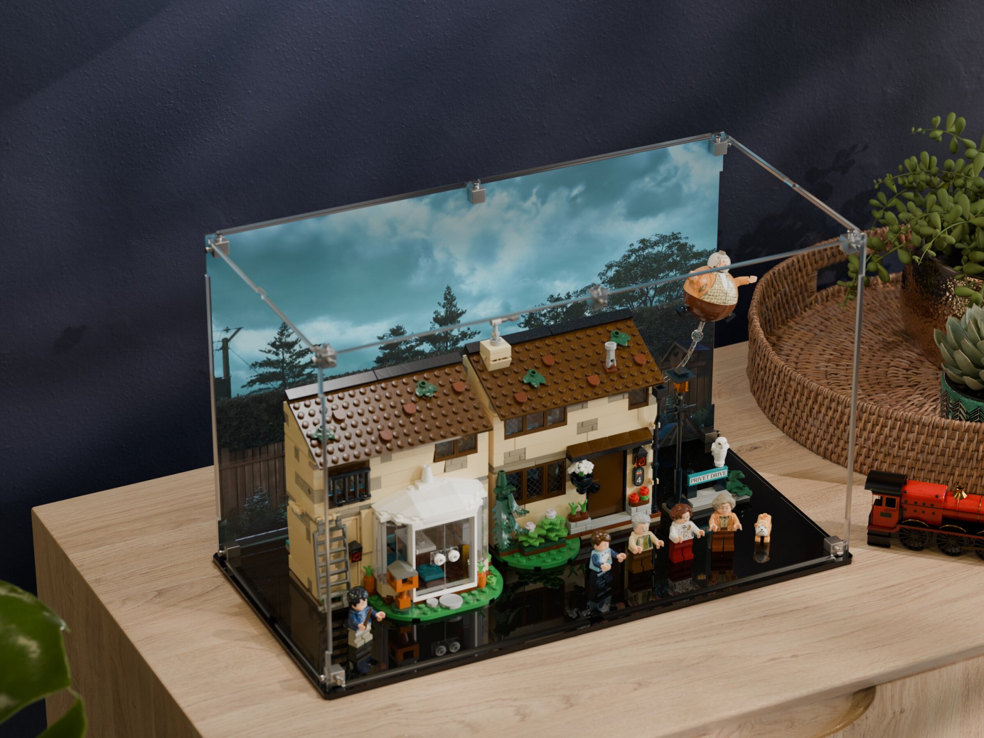 LEGO® Privet Drive: Aunt Marge's Visit (76451) Display Case