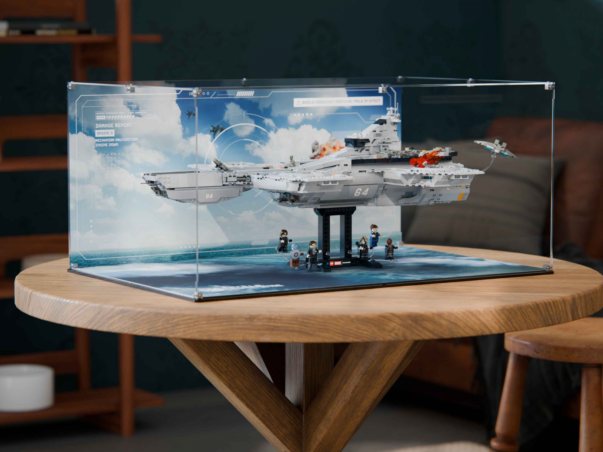 LEGO® S.H.I.E.L.D. Helicarrier (76354) Display Case