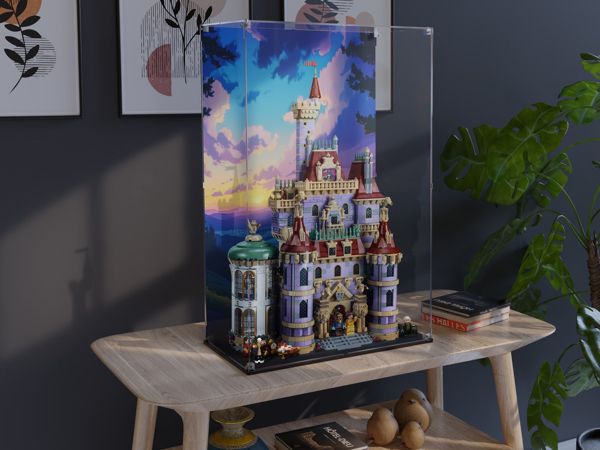 LEGO® Beauty and the Beast Castle (43263) Display Case