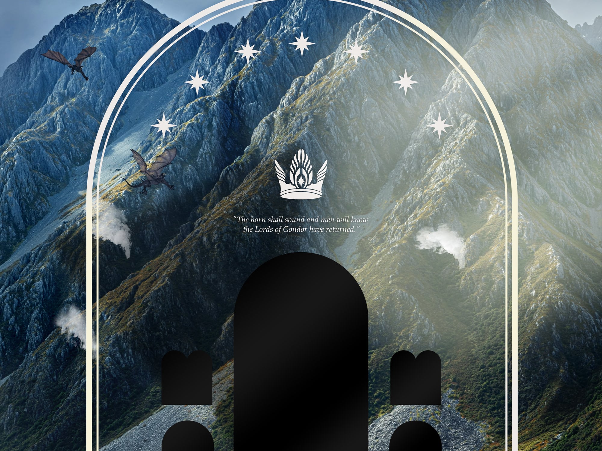 LEGO® The Lord of the Rings: Minas Tirith (11377) Display Case