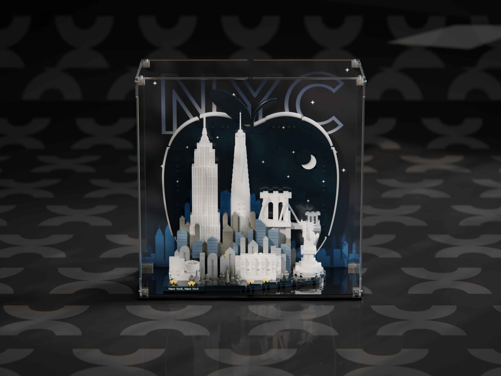 LEGO® New York City – The Big Apple (21066) Display Case