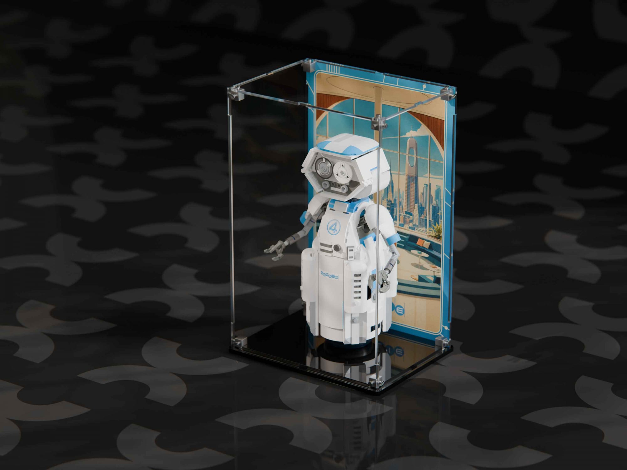 LEGO® The Fantastic Four H.E.R.B.I.E. (76339) Display Case