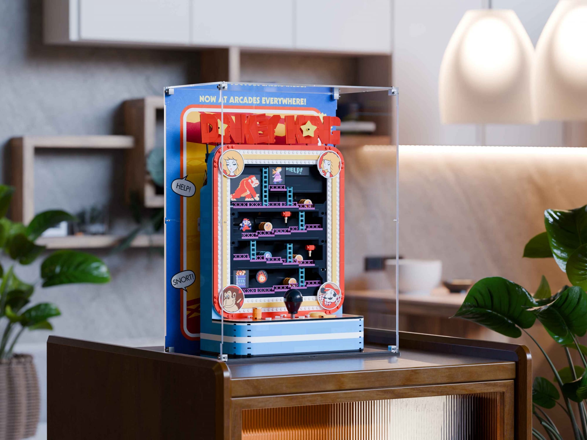 LEGO® Donkey Kong Arcade (72051) Display Case