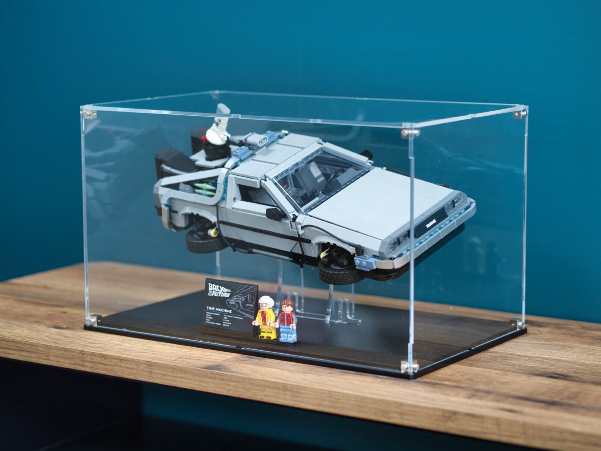 LEGO® Back to the Future Time Machine (10300) Display Case