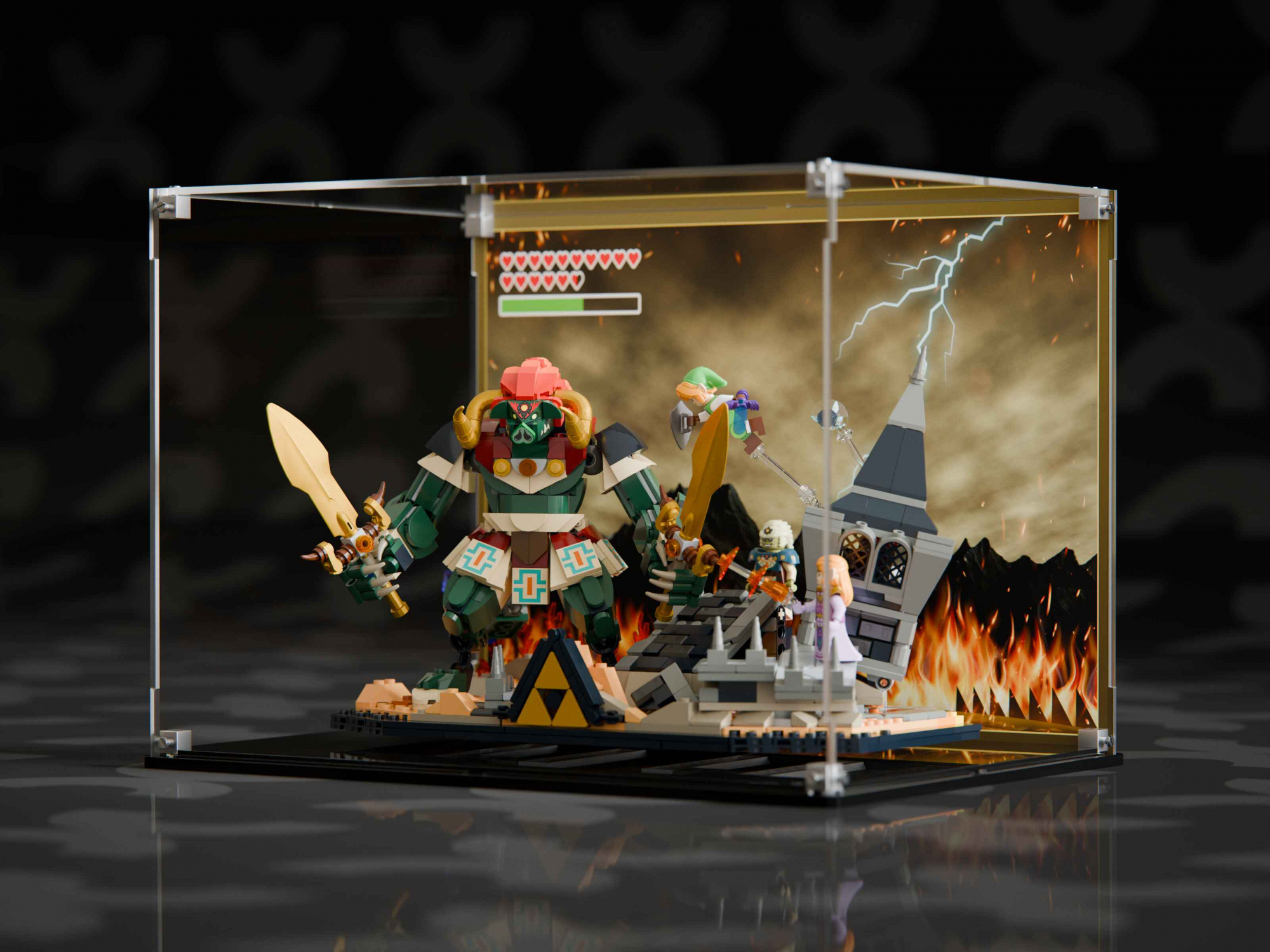 LEGO® Ocarina of Time - The Final Battle (77093) Display Case