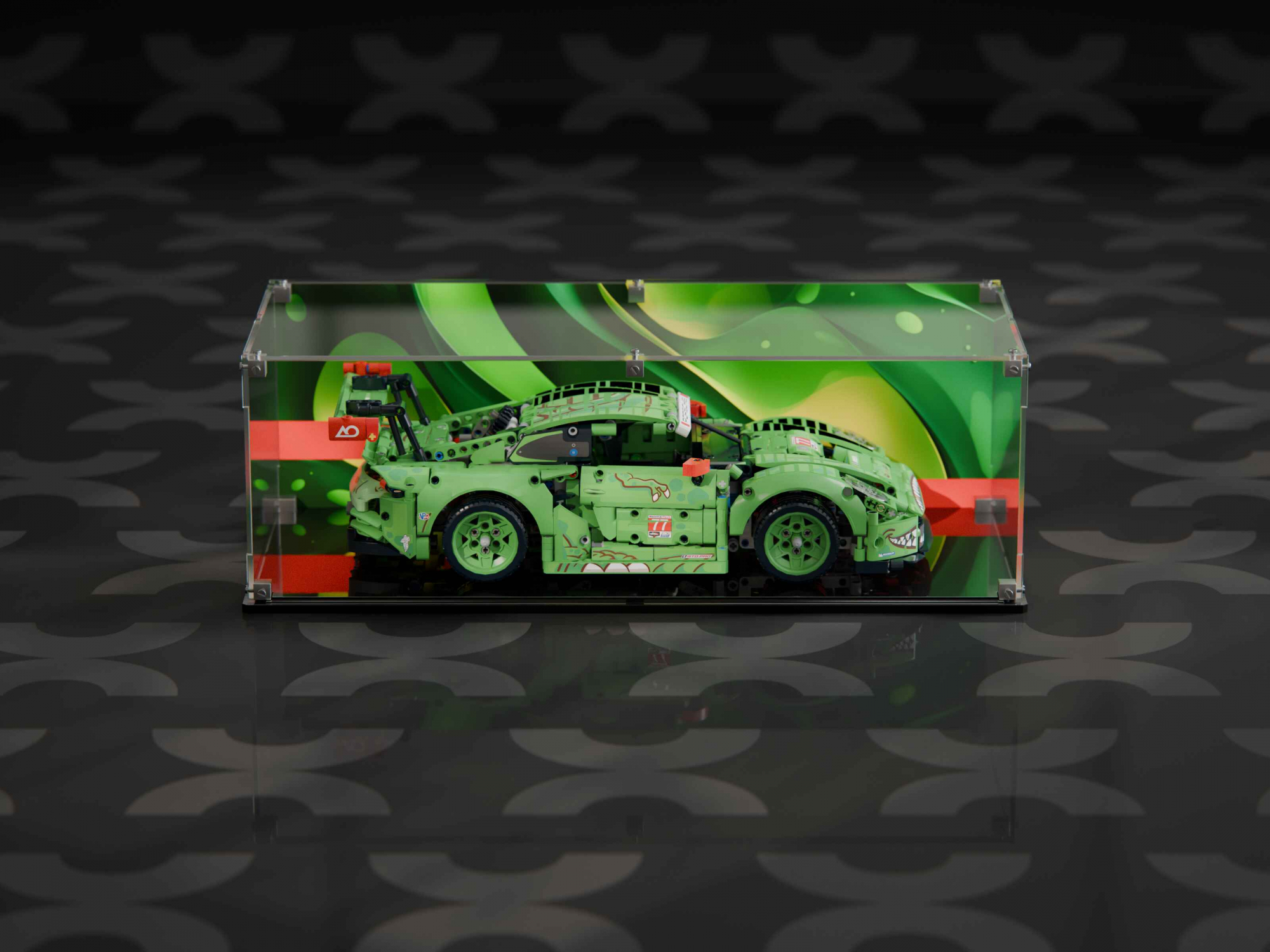 LEGO® Porsche 911 GT3 R REXY AO Racing (42224) Display Case