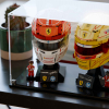 LEGO® Scuderia Ferrari F1 Hamilton & Leclerc Helmets (43014 & 43022) Display Case