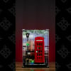 Video of LEGO® Red London Telephone Box (21347) Display Case