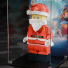 LEGO® Up-Scaled Santa Minifigure (40820) Display Case