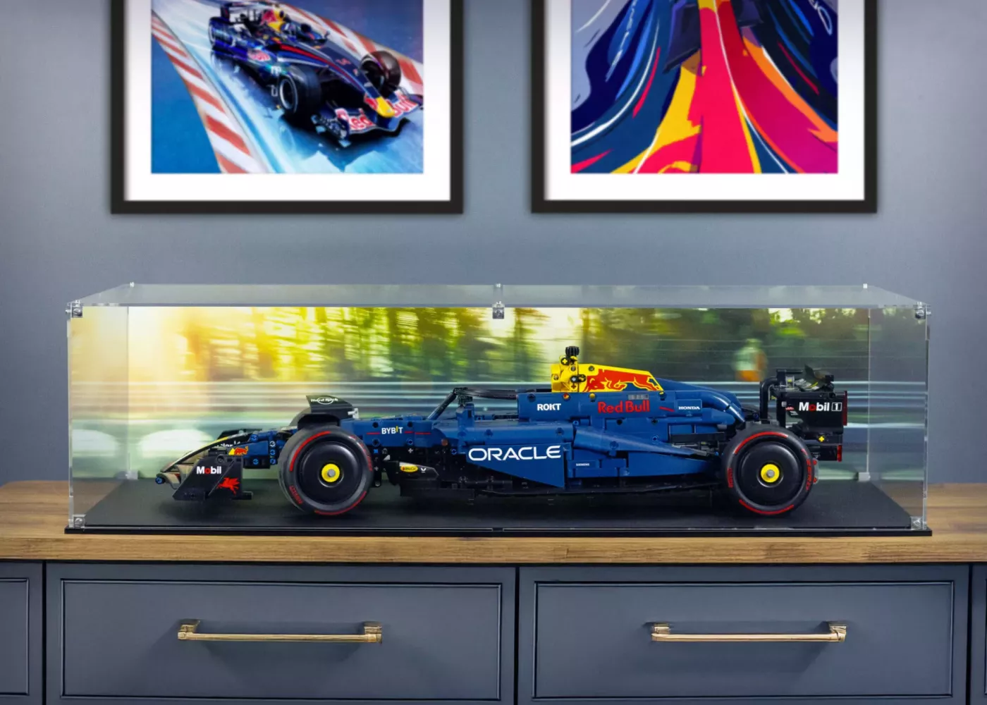 LEGO F1 display cases