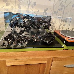 Review image from customer of the Custom Display Case - Matt Black Base