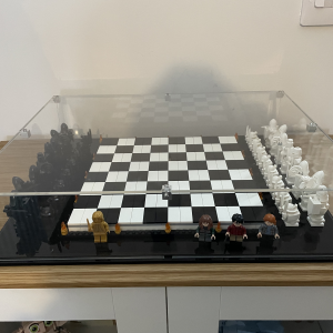 Review image from customer of the LEGO® Harry Potter™: Hogwarts™ Wizard's Chess (76392) Display Case