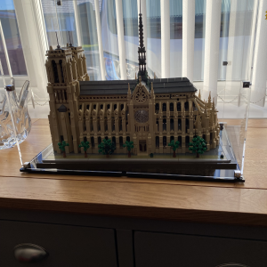 Review image from customer of the LEGO® Notre-Dame de Paris (21061) Display Case