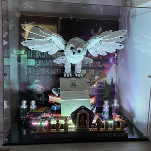 Review image from customer of the LEGO® Hogwarts™ Icons - Collectors' Edition (76391) Display Case